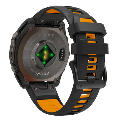 1:1 Fenix8 Watch Band For Garmin Fenix 8 Pro 47mm 51mm E 7 7X 6 6X 5 5X/Epix Pro/Enduro 3/970 QuickFit 22mm 26mm Silicone Strap