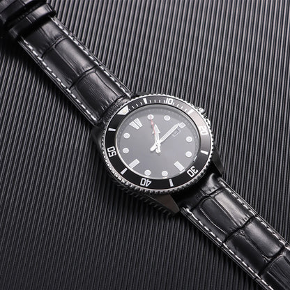 Butterfly Buckle Genuine Calfskin Leather Watch Starp Universal Replacment Watch Bands 12/13/14/15/16/17/18/19/20/21/22/23/24mm