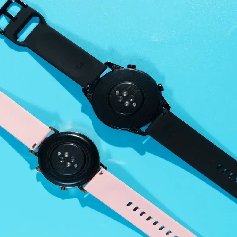 20mm 22mm Strap For Samsung galaxy watch 6/5/pro/3/4/6 Classic 43mm 47mm/Active 2 Silicone Sport bracelet huawei Gt 3-2-2e Band