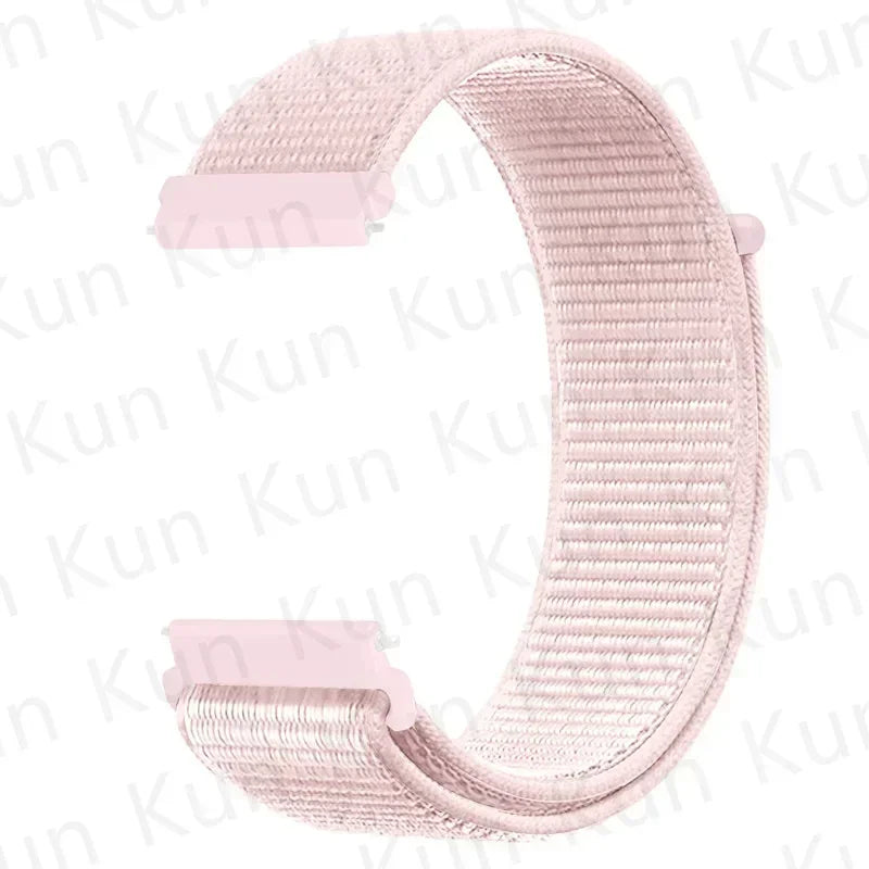 Nylon loop strap For Amazfit bip 6-5-3/u/S/pro Sport 20mm/22mm Bracelet for Amazfit GTS 4/3/2/2e/4 Mini/GTR 4/3/3 Pro/2/2e band