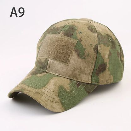 1pc Baseball Caps Camouflage Tactical Outdoor Soldier Combat Paintball Adjustable Hat Summer Snapback Sun Hats For Men Women