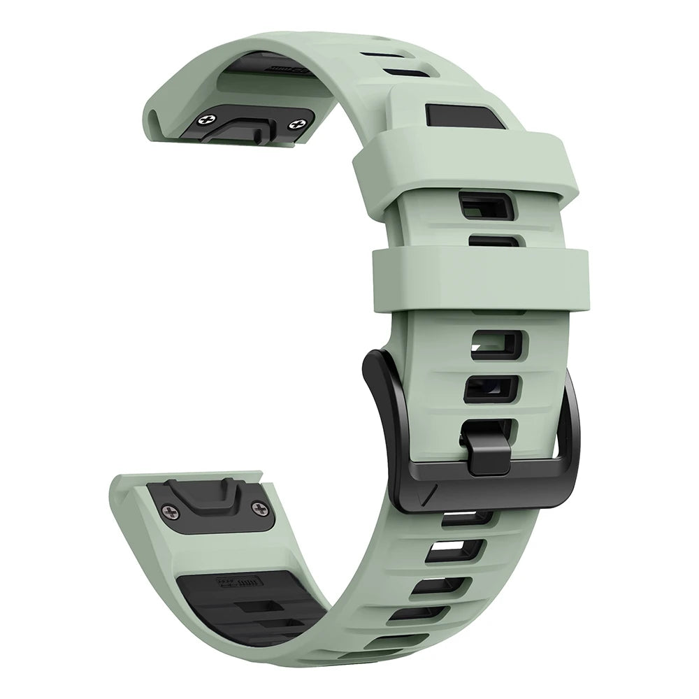 1:1 Fenix8 Watch Band For Garmin Fenix 8 Pro 47mm 51mm E 7 7X 6 6X 5 5X/Epix Pro/Enduro 3/970 QuickFit 22mm 26mm Silicone Strap