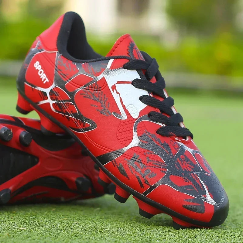 New Men Kids Soccer Shoes Cleats Ultralight Non-Slip Grass Adult Professional Football Boots Boys Training Shoes Drop Shipping