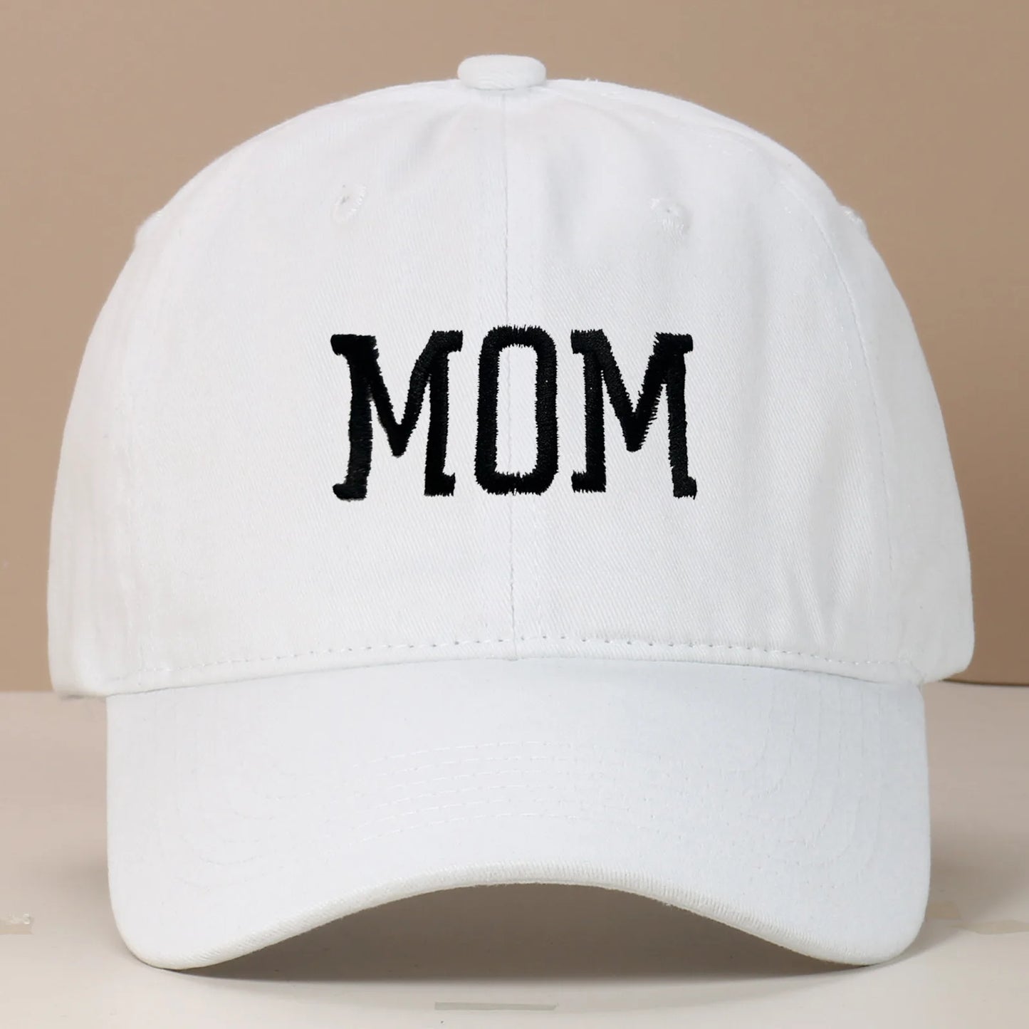 DAD MOM Embroidered Baseball Hat Retro Sports Casual Duck Tongue Hat Sun Hat