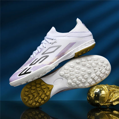 New Men Soccer Shoes Non-Slip Indoor Futsal Football Boots Match Grass Cleats High-quality Sneakers Hot-selling High-top Outdoor