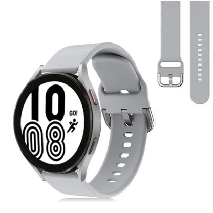 20mm 22mm Strap For Samsung galaxy watch 6/5/pro/3/4/6 Classic 43mm 47mm/Active 2 Silicone Sport bracelet huawei Gt 3-2-2e Band