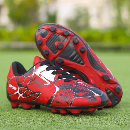 New Men Kids Soccer Shoes Cleats Ultralight Non-Slip Grass Adult Professional Football Boots Boys Training Shoes Drop Shipping