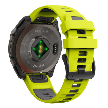1:1 Fenix8 Watch Band For Garmin Fenix 8 Pro 47mm 51mm E 7 7X 6 6X 5 5X/Epix Pro/Enduro 3/970 QuickFit 22mm 26mm Silicone Strap