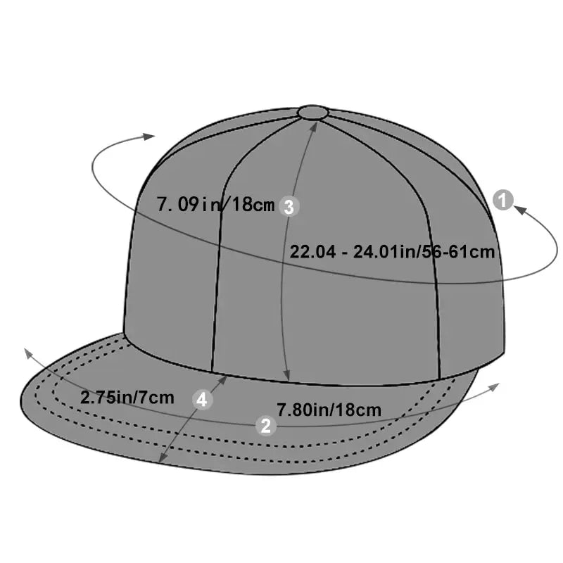 Unisex Tiger Embroidered Hip-hop Hats Outdoor Adjustable Casual Baseball Caps Sunscreen Hat