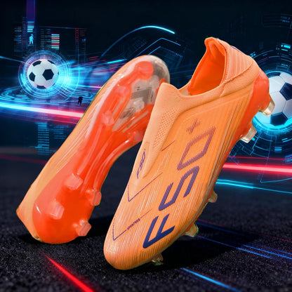 New Men Soccer Shoes Non-Slip Indoor Futsal Football Boots Match Grass Cleats High-quality Sneakers Hot-selling High-top Outdoor