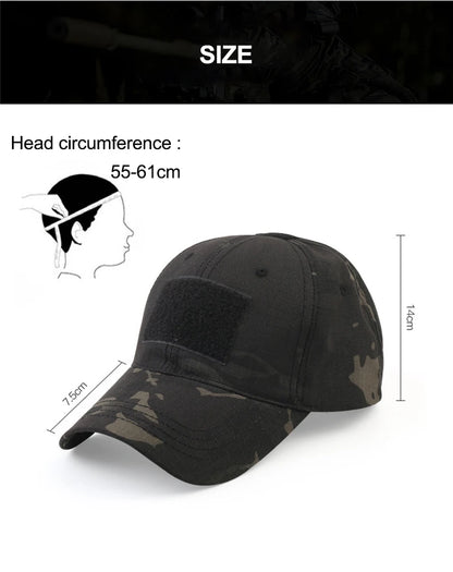 Camouflage Baseball Cap Outdoor Sports Hiking Fishing Hunting Caps Sunscreen Casual Sun Hats For Men Women