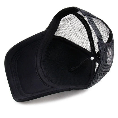 Unisex Cap Casual Plain Mesh Baseball Cap Adjustable Snapback Hats For Women Men Hip Hop Trucker Cap Streetwear Dad Hat