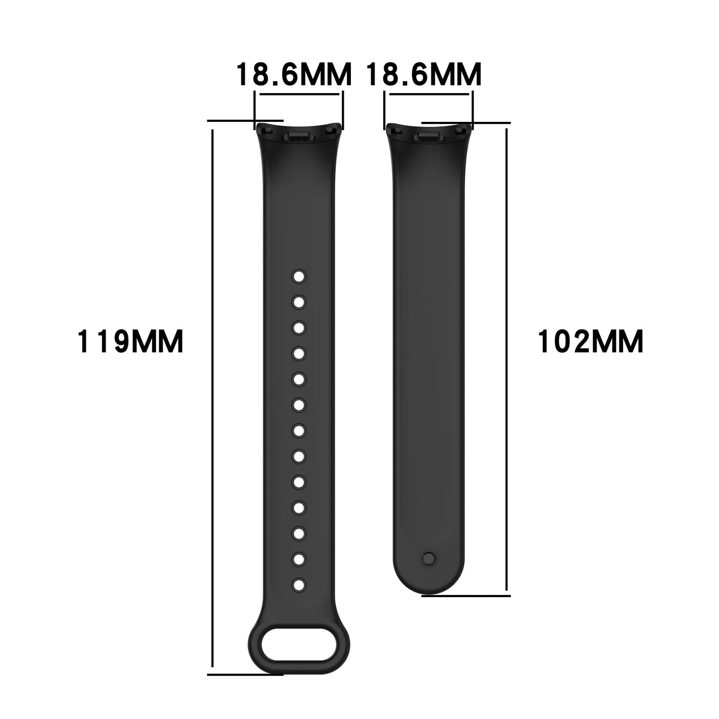 Silicone Strap For Xiaomi Smart Band 10 9 8 Sport Rubber Bracelet pulseira Correas Xiaomi mi Smart Band 10 9 8 NFC Accessories
