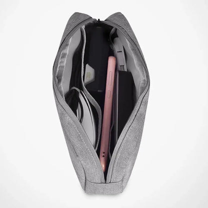 Waterproof Digital Accessories Storage Bag Large Capacity Portable Travel Carrying Organizer Bag for Mobile Phone USB Cable Band