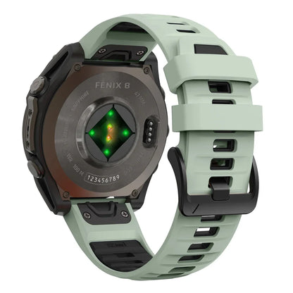 1:1 Fenix8 Watch Band For Garmin Fenix 8 Pro 47mm 51mm E 7 7X 6 6X 5 5X/Epix Pro/Enduro 3/970 QuickFit 22mm 26mm Silicone Strap