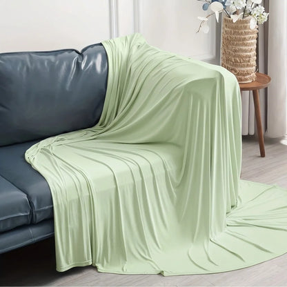 Summer Bed Sheet Ice Silk Cooling Sheet Air Conditioning Quilt Skin-friendly Light And Thin Breathable Quilt For Home Office