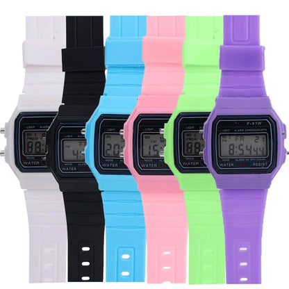 F91W Digital Watches for Men Women LED Electronic Wristwatch Waterproof Sports Military Watch Female Clock Relojes Digitales