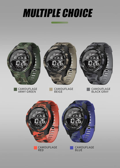 New SMAEL 8105 Watches Camo Strap Military Sport Watch for Men Clock Fashion Digital Wristwatch Waterproof Shockproof Watches