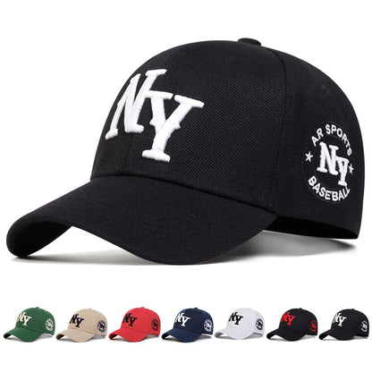 Unisex Letter Embroidery Baseball Caps Spring and Autumn Outdoor Adjustable Casual Hats Sunscreen Hat Sports Cap