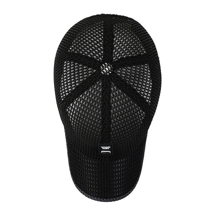 Summer Men'S Hats Summer Hat Men'S Sun Hat Outdoor Quick-Drying Mesh Cap Breathable Duck Tongue Cap Large Brim Baseball Cap
