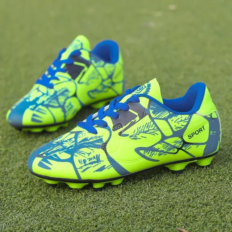 New Men Kids Soccer Shoes Cleats Ultralight Non-Slip Grass Adult Professional Football Boots Boys Training Shoes Drop Shipping