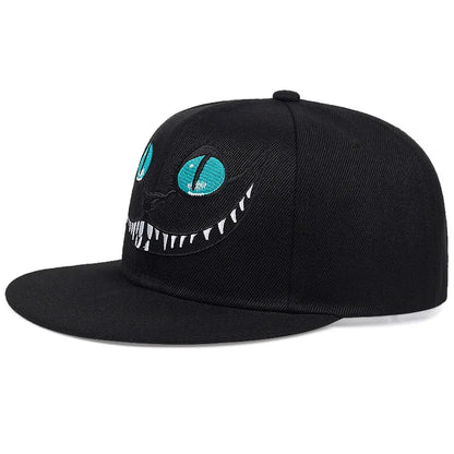 2024 New Unisex Cartoon Cat Embroidery Hip hop Hats Spring Autumn Outdoor Adjustable Casual Baseball Caps Sunscreen Hat