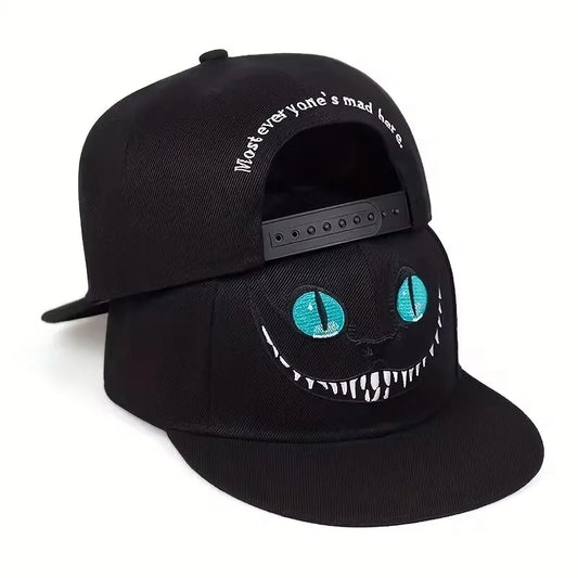 2024 New Unisex Cartoon Cat Embroidery Hip hop Hats Spring Autumn Outdoor Adjustable Casual Baseball Caps Sunscreen Hat