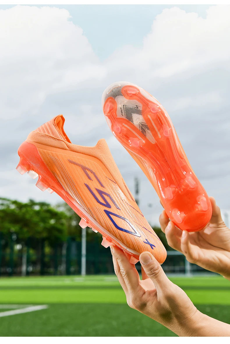 New Men Soccer Shoes Non-Slip Indoor Futsal Football Boots Match Grass Cleats High-quality Sneakers Hot-selling High-top Outdoor