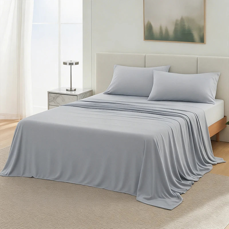 Summer Bed Sheet Ice Silk Cooling Sheet Air Conditioning Quilt Skin-friendly Light And Thin Breathable Quilt For Home Office