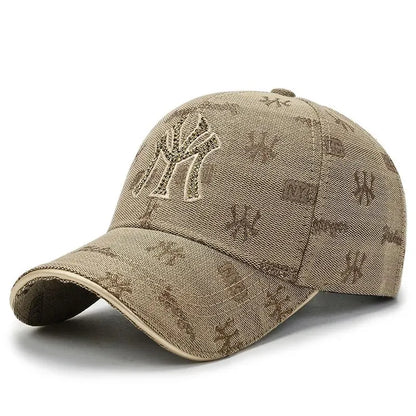 Spring And Autumn New Men's And Women's Baseball Caps Korean Fashion Embroidery Letter Caps Outdoor Leisure Travel Sun Hats