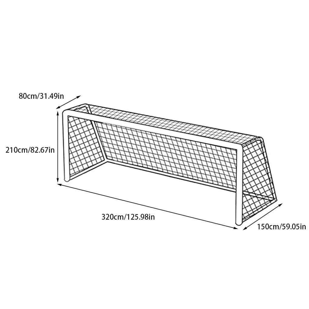 Soccer Goal Net Outdoor Training Football Door Netting Reusable Portable Professional Practice Accessory Folding