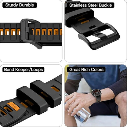 1:1 Fenix8 Watch Band For Garmin Fenix 8 Pro 47mm 51mm E 7 7X 6 6X 5 5X/Epix Pro/Enduro 3/970 QuickFit 22mm 26mm Silicone Strap