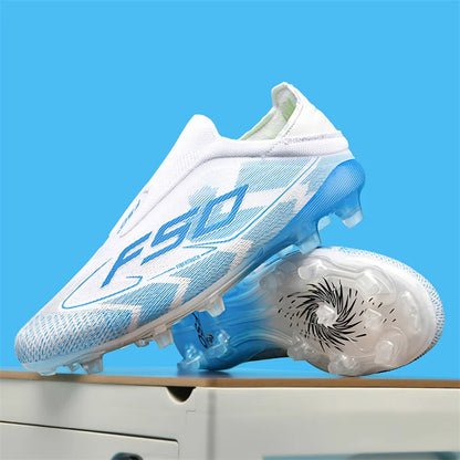 New Men Football Boots Non-Slip High-quality Soccer Shoes Grass Cleats High-top Futsal Sneakers Match Indoor Hot-selling Outdoor