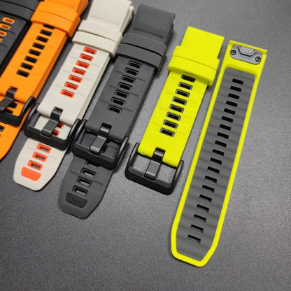 1:1 Fenix8 Watch Band For Garmin Fenix 8 Pro 47mm 51mm E 7 7X 6 6X 5 5X/Epix Pro/Enduro 3/970 QuickFit 22mm 26mm Silicone Strap