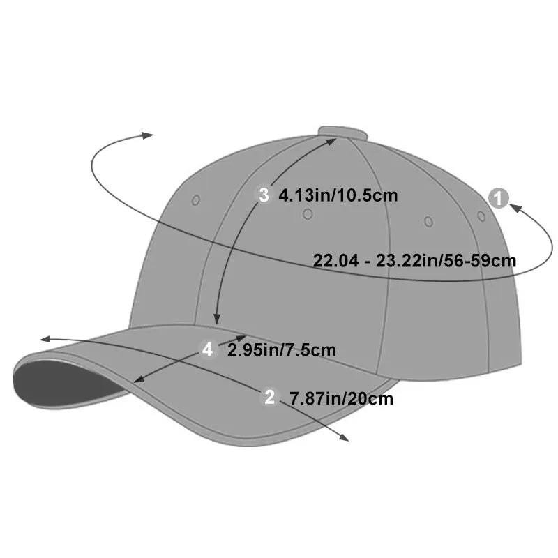 Three Horizontal Lines Embroidery Baseball Caps Spring and Autumn Outdoor Adjustable Casual Hats Sunscreen Hat