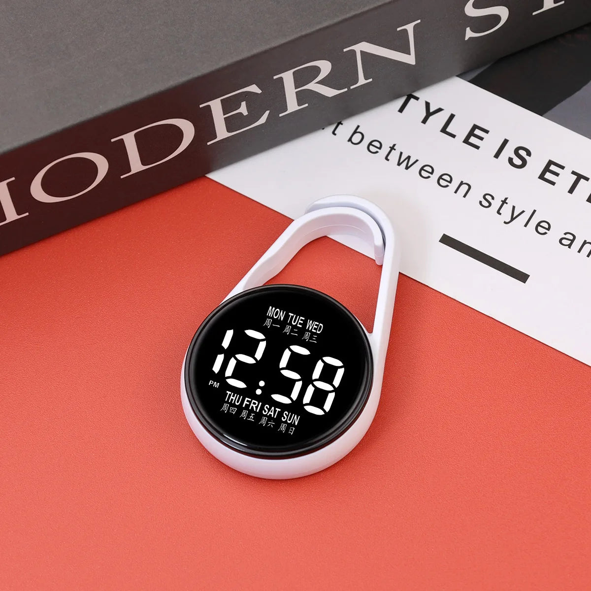 LED electronic hanging watch night light digital electronic hanging watch pocket watch