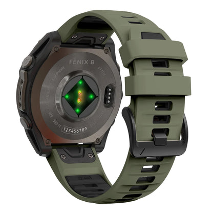 1:1 Fenix8 Watch Band For Garmin Fenix 8 Pro 47mm 51mm E 7 7X 6 6X 5 5X/Epix Pro/Enduro 3/970 QuickFit 22mm 26mm Silicone Strap