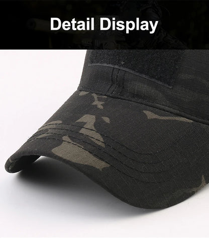 Camouflage Baseball Cap Outdoor Sports Hiking Fishing Hunting Caps Sunscreen Casual Sun Hats For Men Women