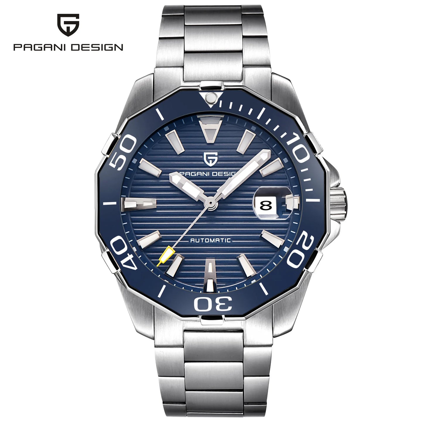 2025 New Brand PAGANI DESIGN 1617 Men's Military Sport Mechanical Watches Waterproof Stainless Steel Top Brand Luxury Men Watch