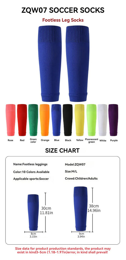 Loogdeel 1 Pair Breathable Calf Compression Sleeve Professional High-quality Soccer Socks For Running Football Basketball