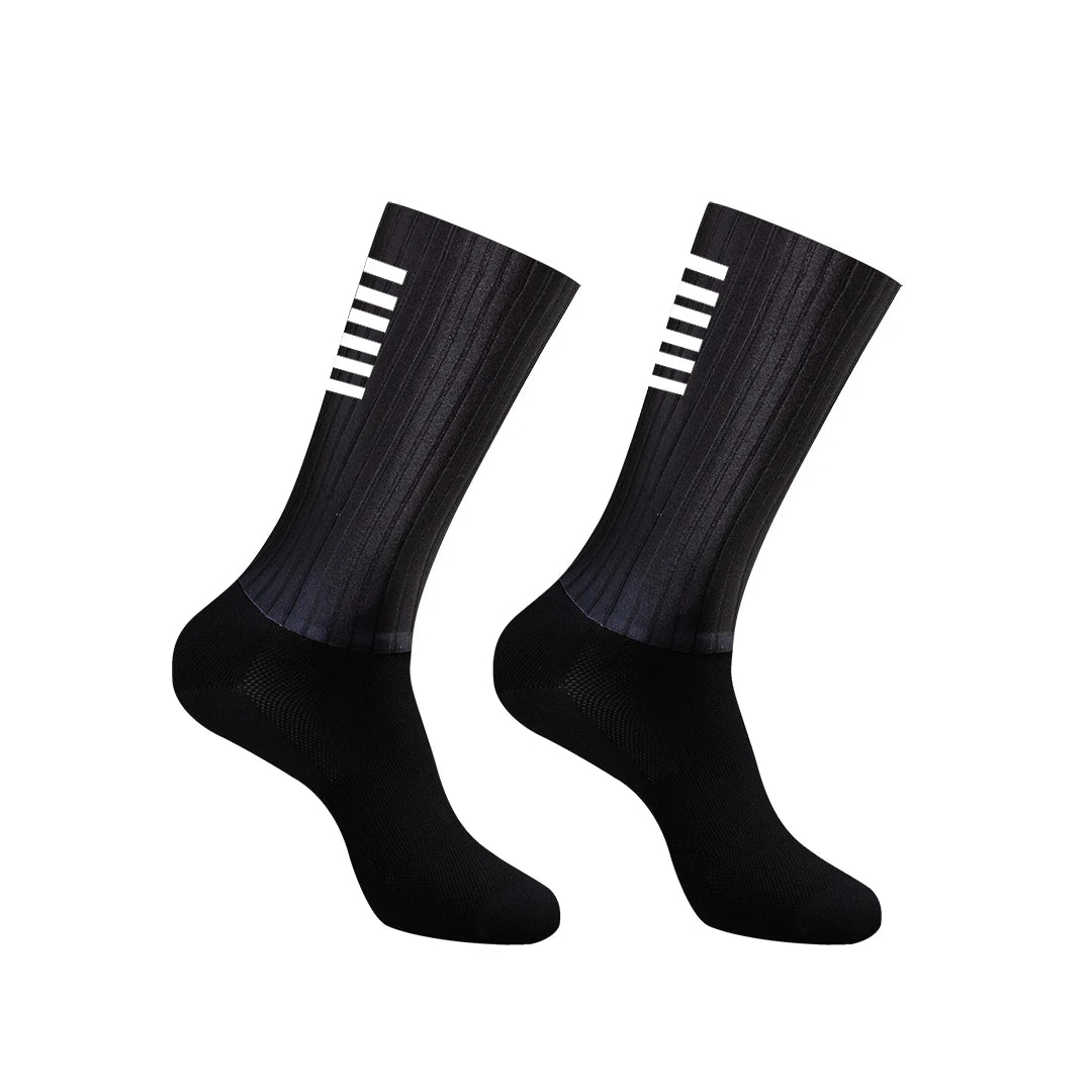 Silicone Cycling Aero Socks Anti Socks Slip Men Bicycle Sport Running Bike Socks