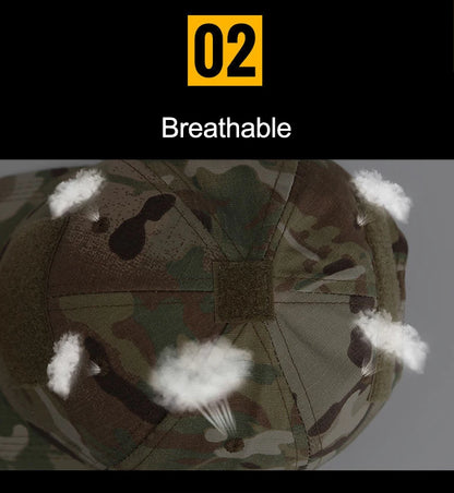 Camouflage Baseball Cap Outdoor Sports Hiking Fishing Hunting Caps Sunscreen Casual Sun Hats For Men Women
