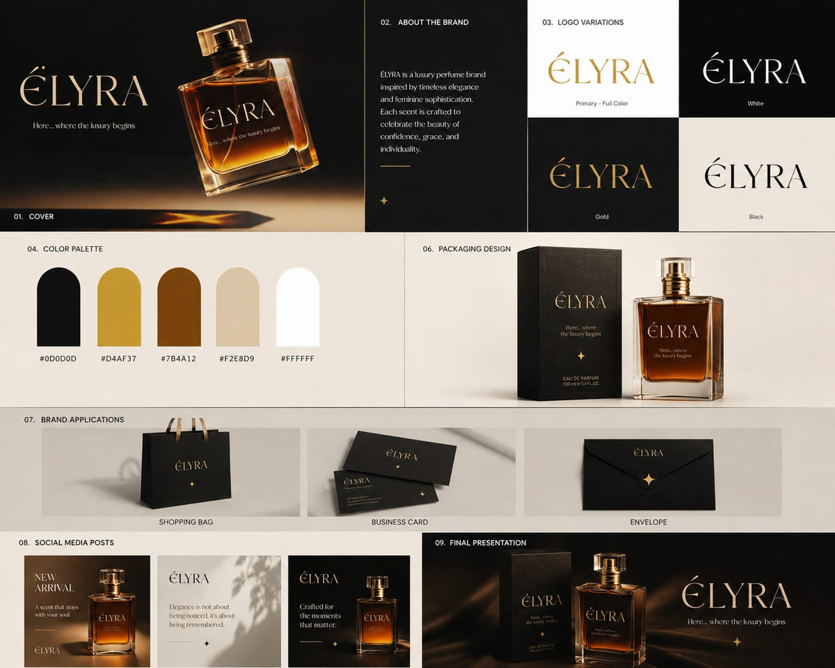 AURELIA – Product Advertisement Design