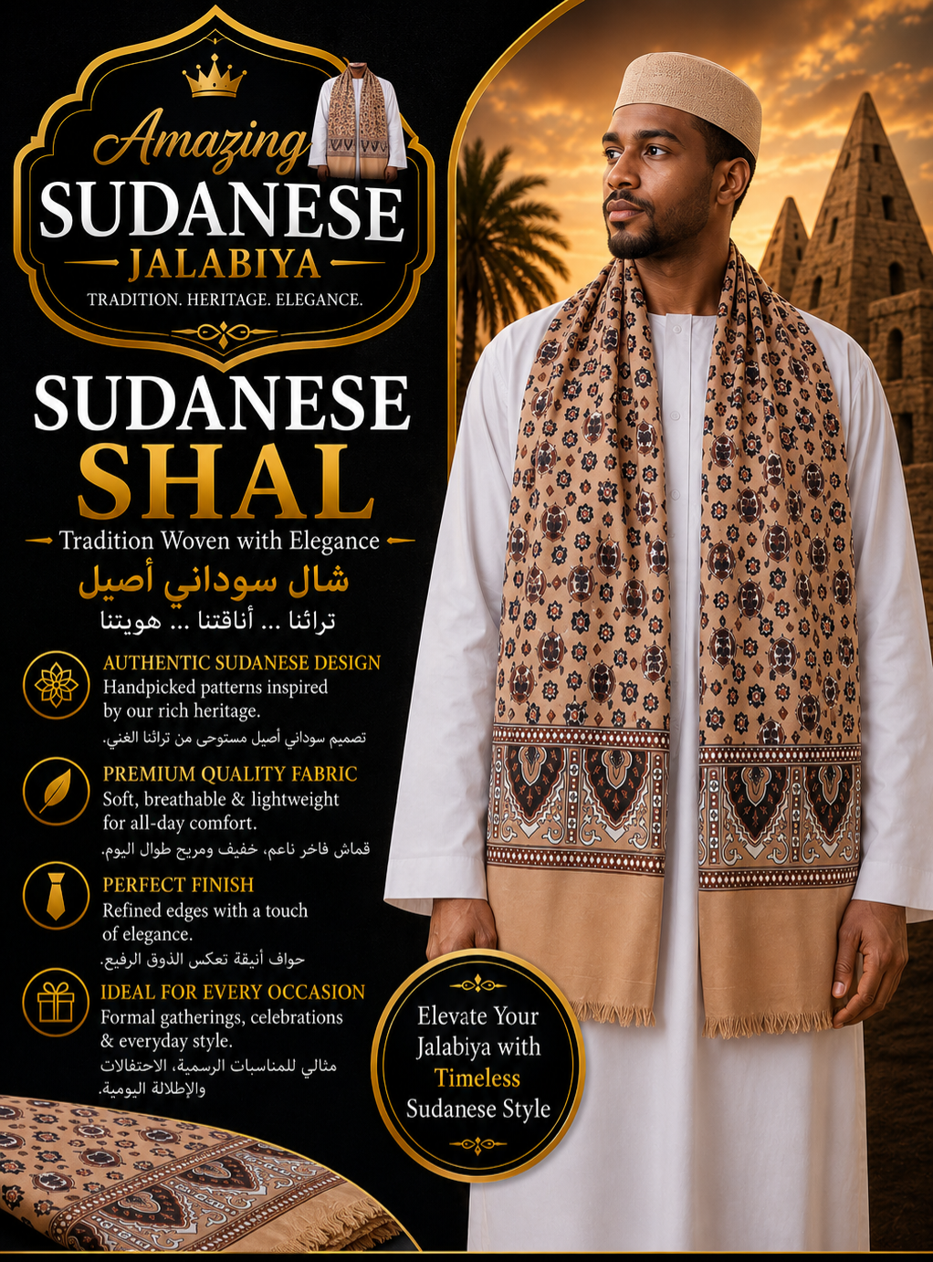 Amazing Jalabiya - Set of 4
